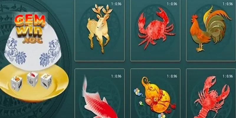 Quy tắc chơi bầu cua tôm cá online cơ bản